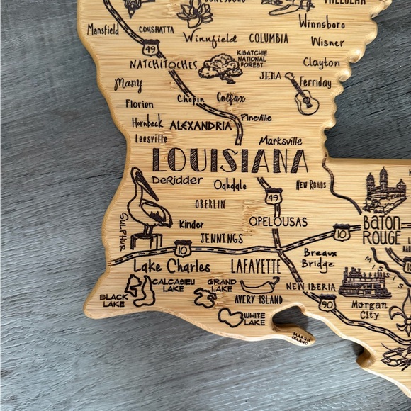 Totally Bamboo Destination Louisiana
Serving and Cutting Board or Wall Art - Picture 10 of 13